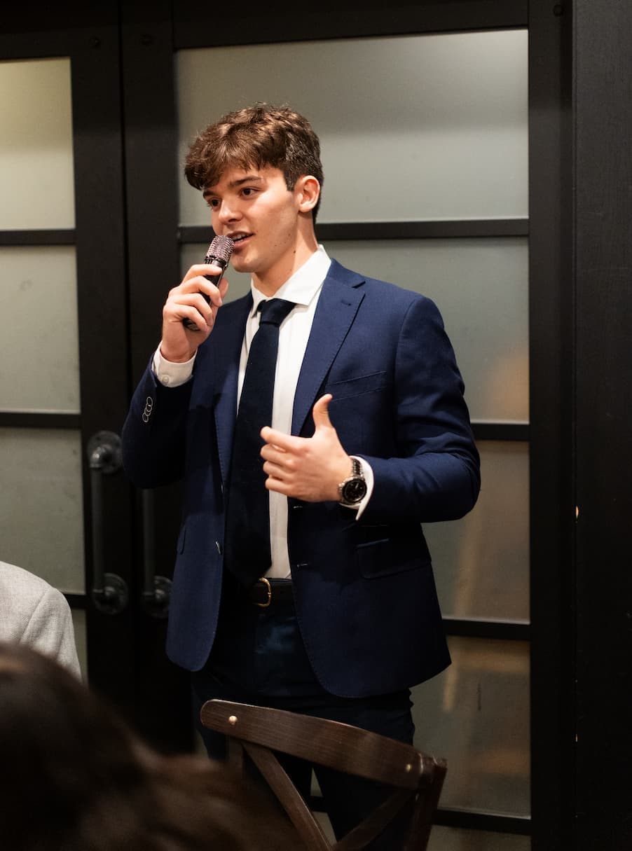 Henry Smith presenting